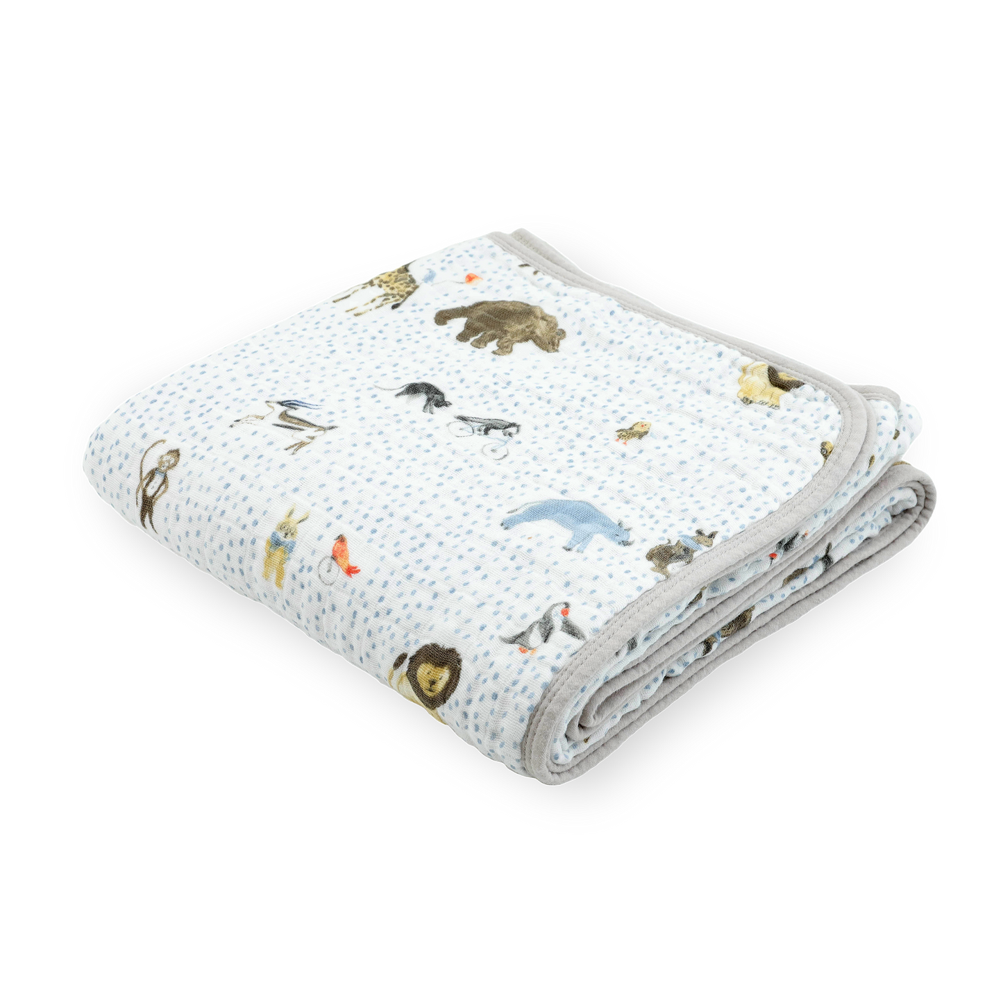 Original Cotton Muslin Quilt - Party Animals