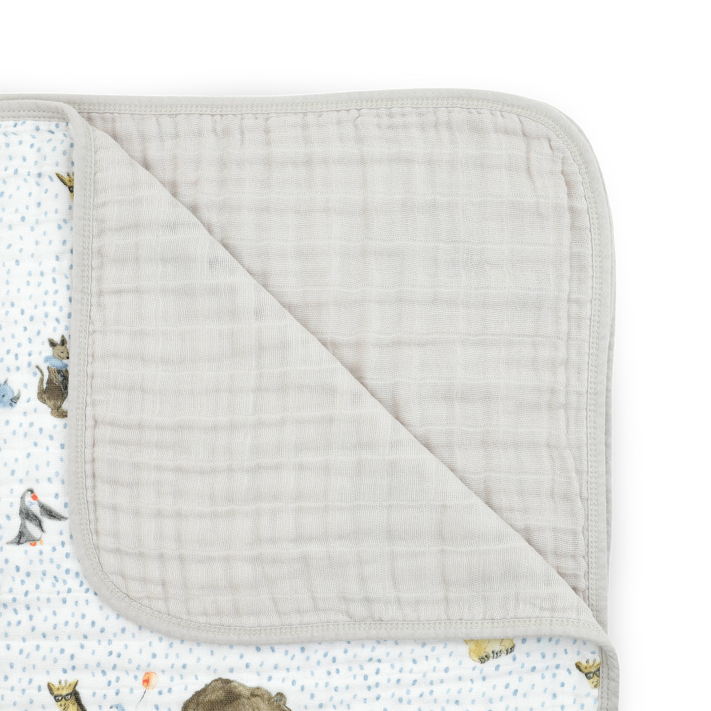 Original Cotton Muslin Quilt - Party Animals