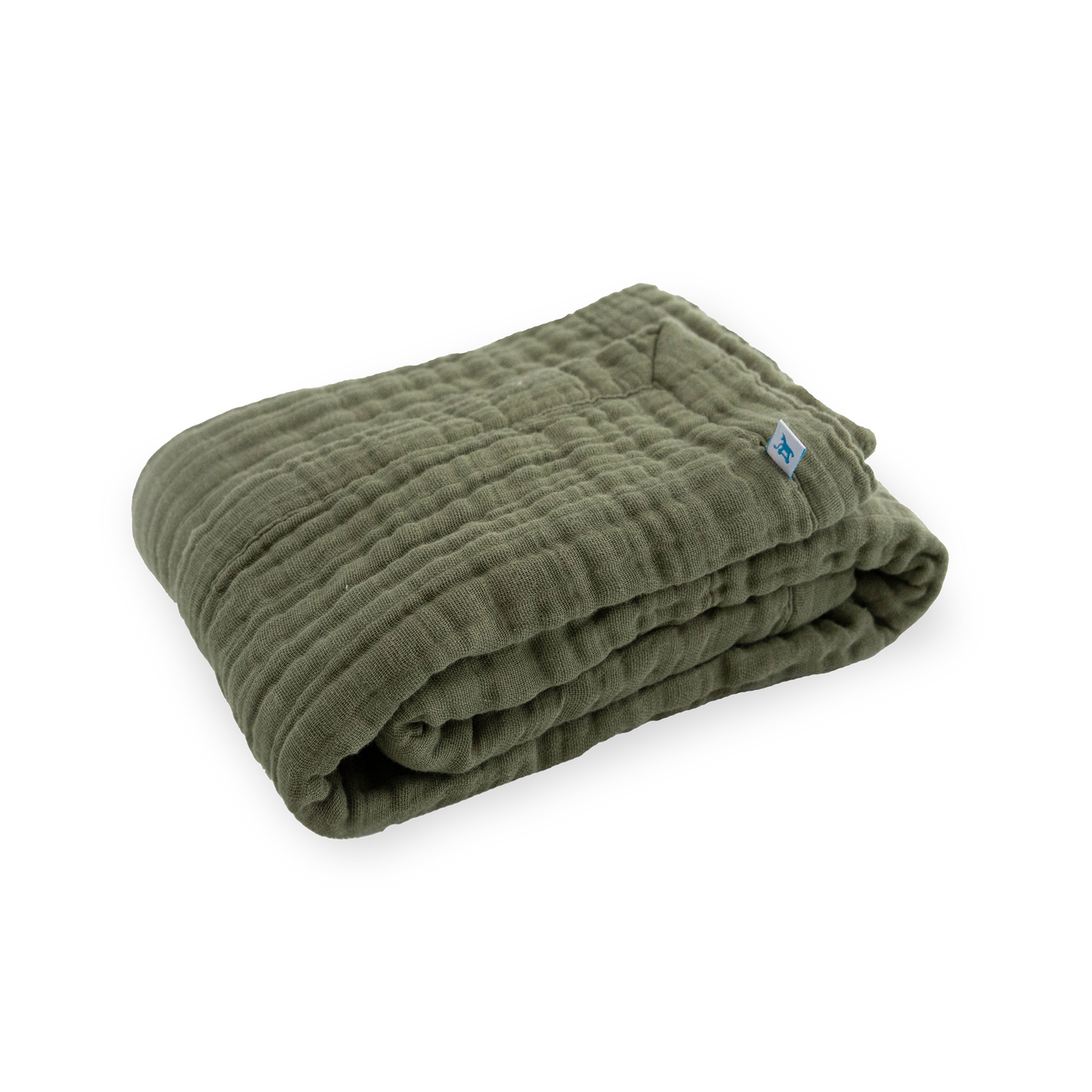 Cotton Muslin Baby Quilt - Fern