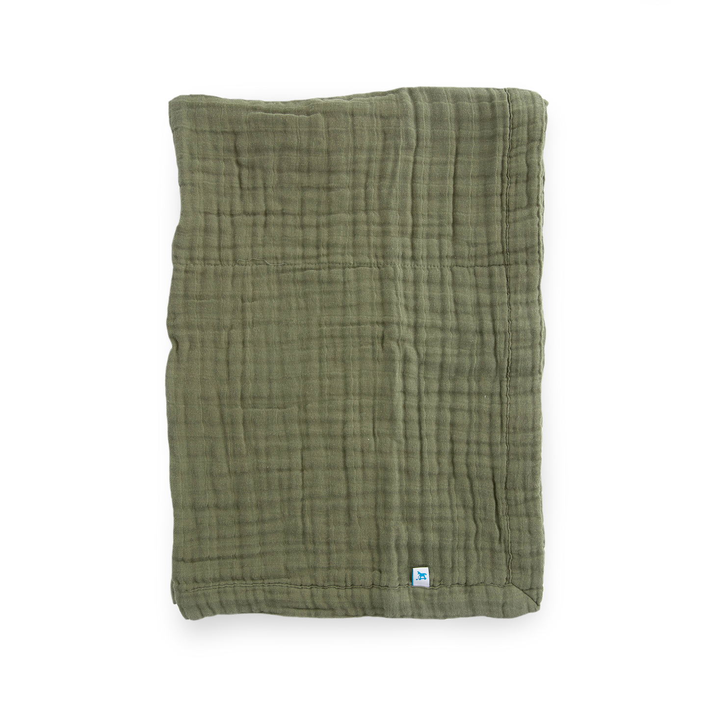 Cotton Muslin Baby Quilt - Fern